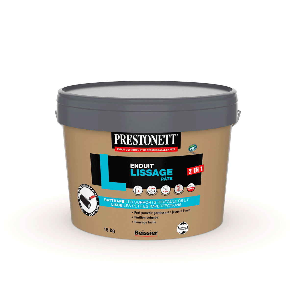PRESTONETT L Pâte : Enduit de finition et de dégrossissage