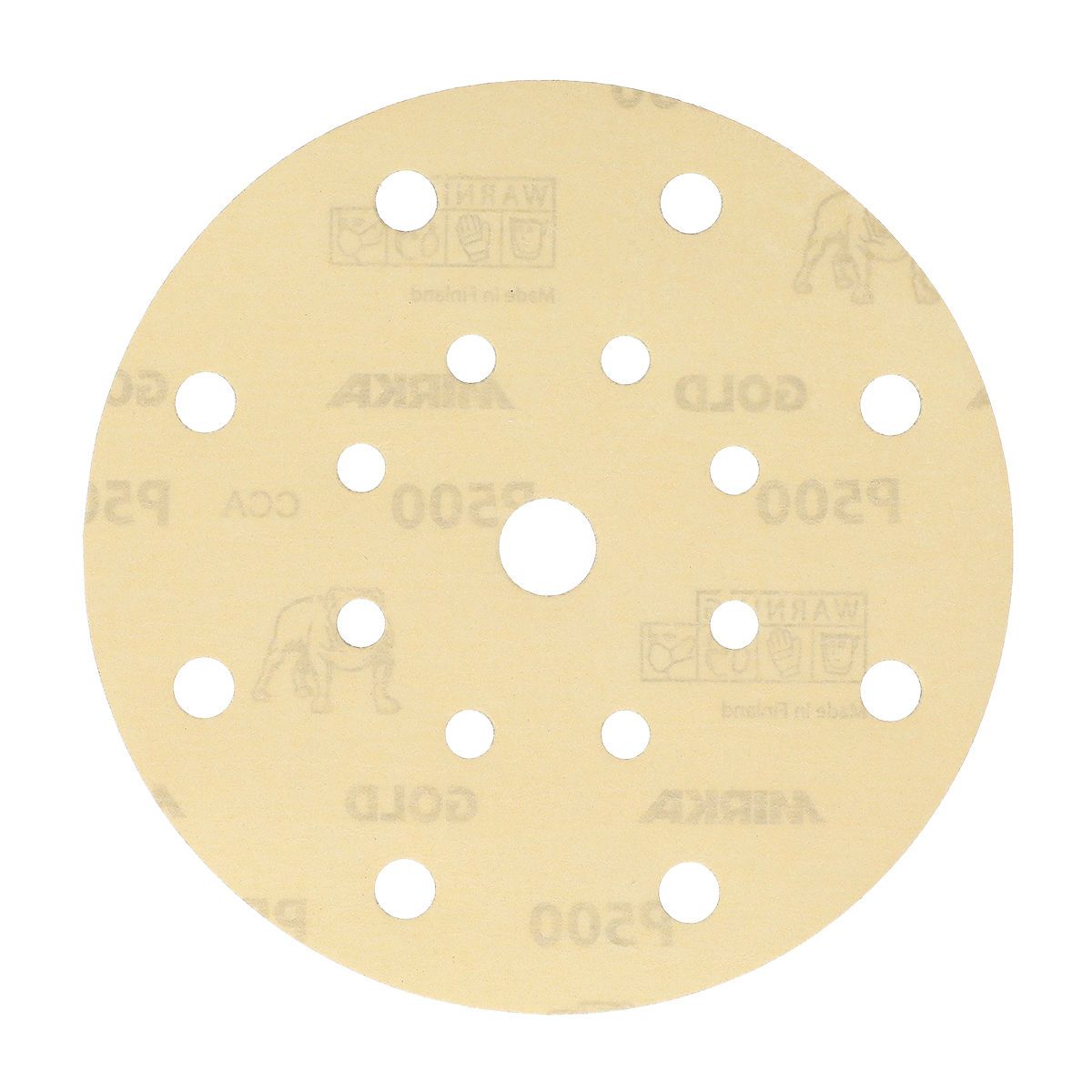 Gold Ø 150 mm disque abrasif auto-agrippant 17 trous