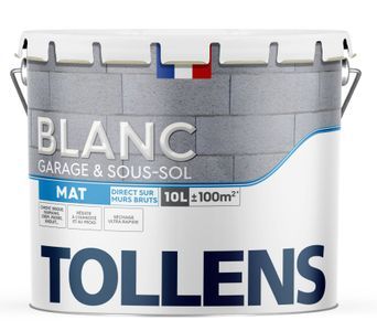 Blanc Garage & Sous-Sol Mat
