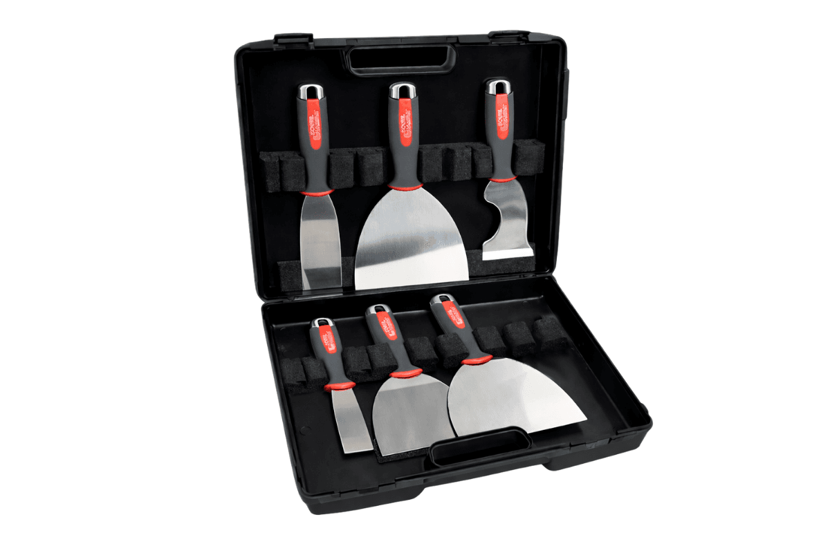 Valise 6 couteaux Plaquiste ALU-CHOC®