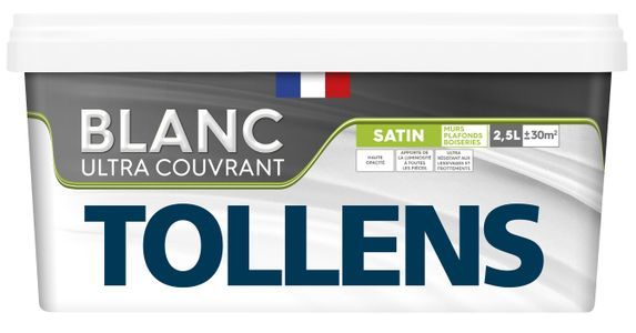 Blanc Ultra couvrant Satin