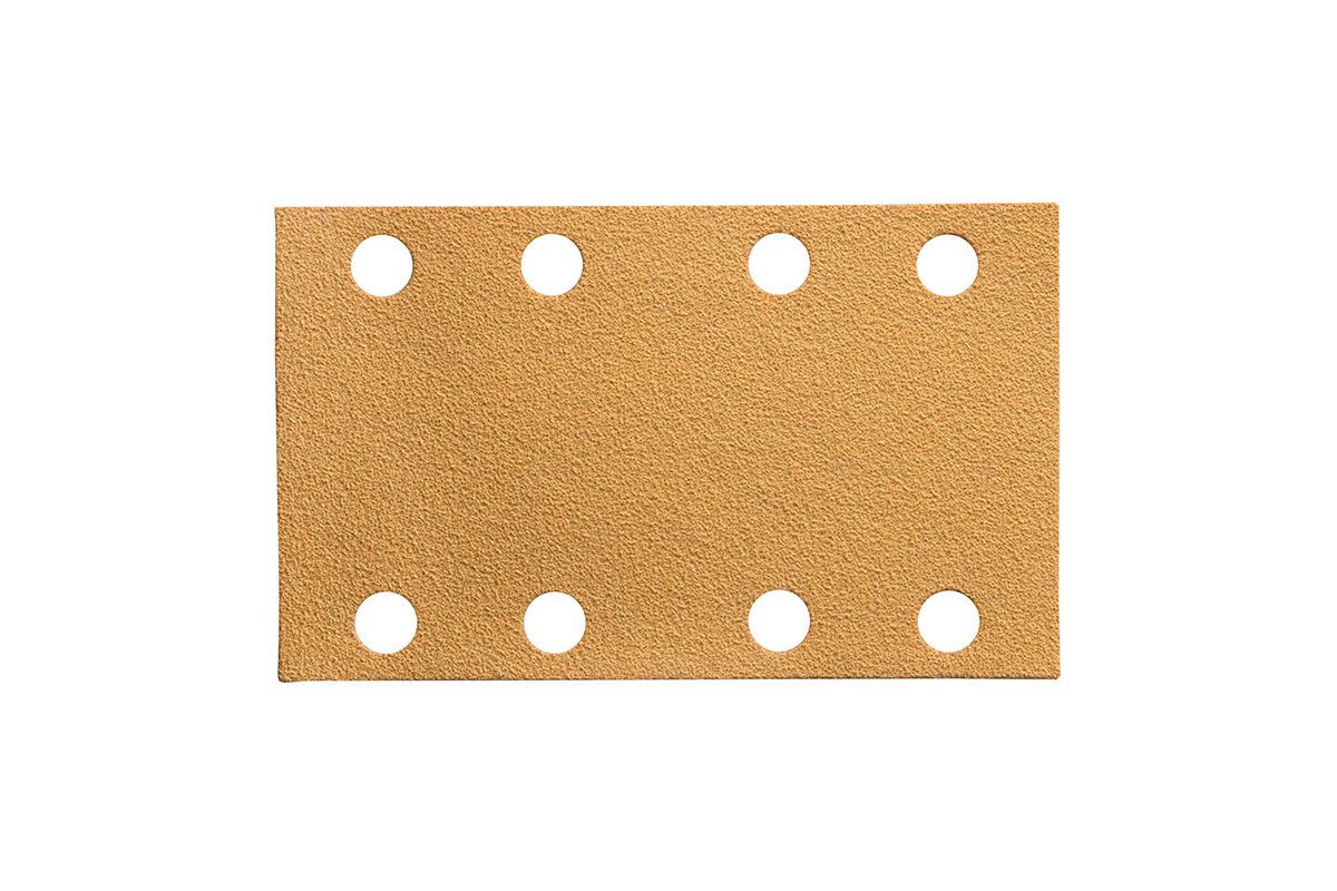 Gold 81 x 133 mm coupe abrasive auto-agrippante 8 trous
