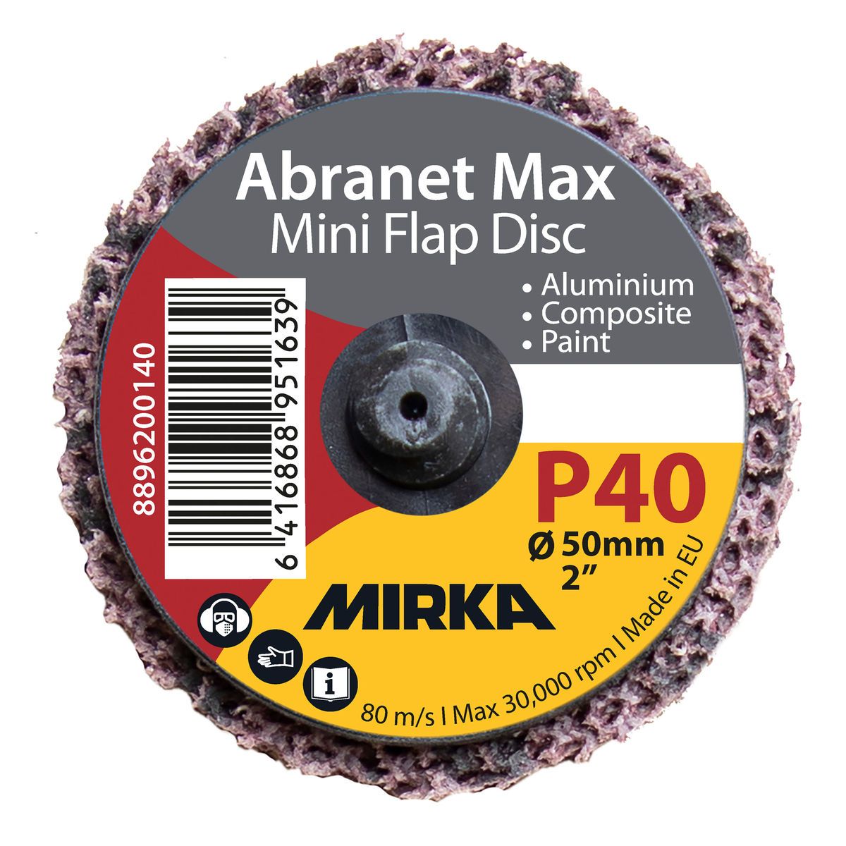 Disque à lamelles Abranet® Max à fixation rapide