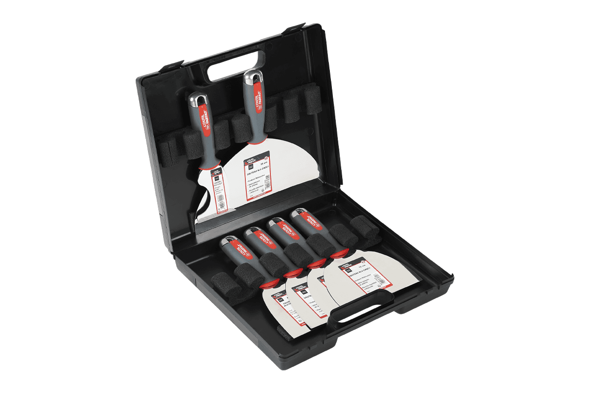 Valise Plaquiste 6 couteaux ALU-CHOC®