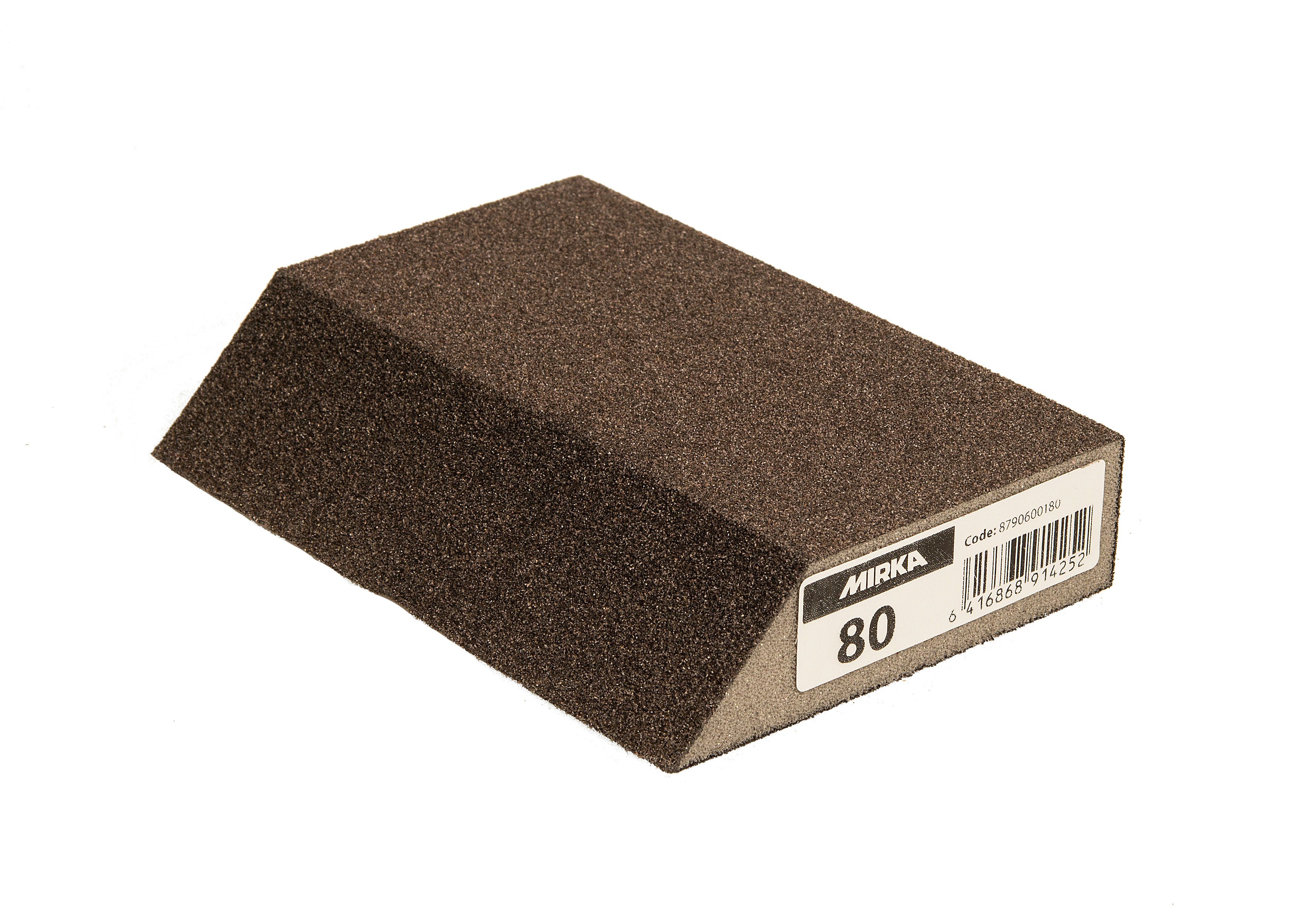 Éponge abrasive biseautée 125 x 85 x 25 mm