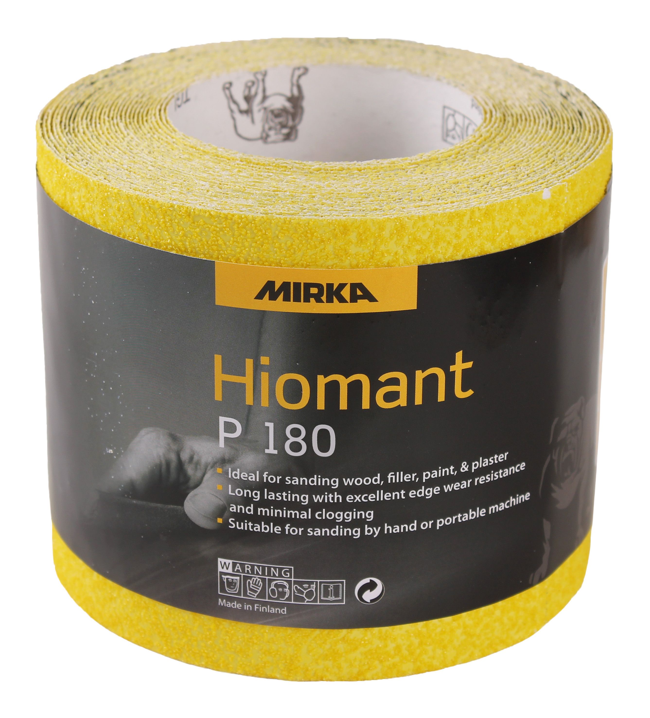 Hiomant 115 mm x 10 m rouleau abrasif