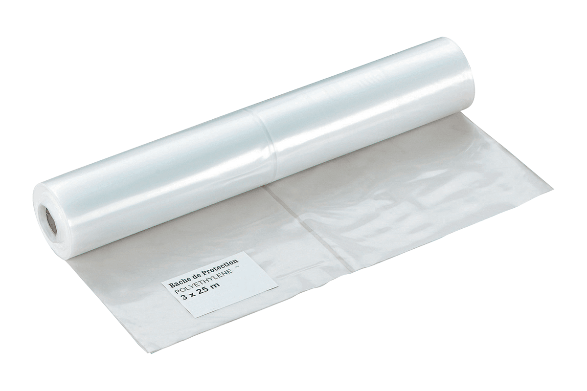 Bâche de protection en rouleau 30 µm