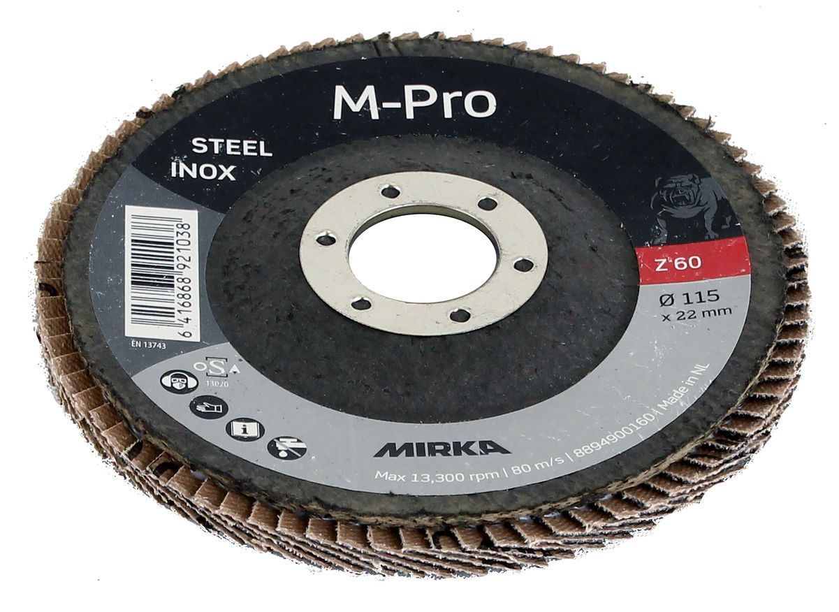 Disque à lamelles M-PRO 115 x 22 mm Inox