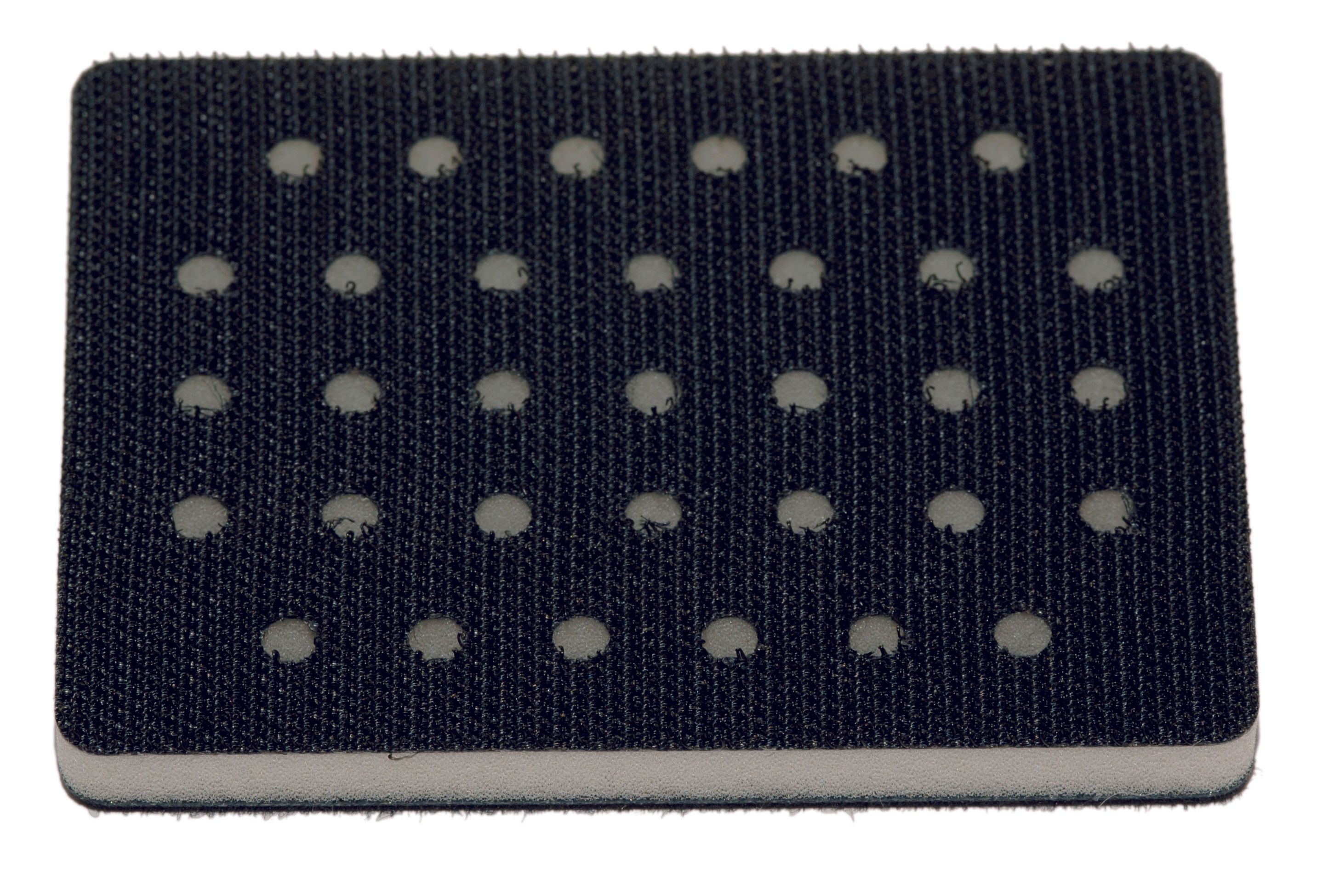 Interface rectangulaire 75 x 10 0mm 33 trous auto-agrippante