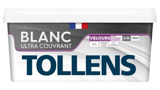Blanc Ultra couvrant Velours